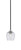 Toltec Lighting - 3401-MBBN-4812 - One Light Mini Pendant - Paramount - Matte Black & Brushed Nickel