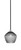 Toltec Lighting - 3401-MBBN-4922 - One Light Mini Pendant - Paramount - Matte Black & Brushed Nickel