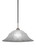 Toltec Lighting - 3401-MBBN-53815 - One Light Pendant - Paramount - Matte Black & Brushed Nickel