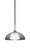 Toltec Lighting - 3401-MBBN-540 - One Light Pendant - Paramount - Matte Black & Brushed Nickel