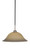 Toltec Lighting - 3401-MBBN-602 - One Light Pendant - Paramount - Matte Black & Brushed Nickel