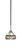 Toltec Lighting - 3401-MBBN-9485 - One Light Mini Pendant - Paramount - Matte Black & Brushed Nickel