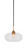 Toltec Lighting - 3401-MBBR-206 - One Light Pendant - Paramount - Matte Black & Brass
