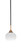 Toltec Lighting - 3401-MBBR-212 - One Light Mini Pendant - Paramount - Matte Black & Brass