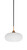 Toltec Lighting - 3401-MBBR-216 - One Light Pendant - Paramount - Matte Black & Brass