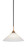 Toltec Lighting - 3401-MBBR-4011 - One Light Pendant - Paramount - Matte Black & Brass