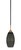 Toltec Lighting - 3401-MBBR-4049 - One Light Mini Pendant - Paramount - Matte Black & Brass