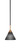 Toltec Lighting - 3401-MBBR-4059 - One Light Mini Pendant - Paramount - Matte Black & Brass