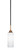 Toltec Lighting - 3401-MBBR-4091 - One Light Mini Pendant - Paramount - Matte Black & Brass