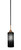 Toltec Lighting - 3401-MBBR-4099 - One Light Mini Pendant - Paramount - Matte Black & Brass