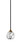Toltec Lighting - 3401-MBBR-4109 - One Light Mini Pendant - Paramount - Matte Black & Brass