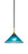 Toltec Lighting - 3401-MBBR-448 - One Light Pendant - Paramount - Matte Black & Brass
