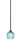 Toltec Lighting - 3401-MBBR-4605 - One Light Mini Pendant - Paramount - Matte Black & Brass