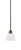 Toltec Lighting - 3401-MBBR-4760 - One Light Mini Pendant - Paramount - Matte Black & Brass