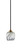 Toltec Lighting - 3401-MBBR-4819 - One Light Mini Pendant - Paramount - Matte Black & Brass