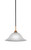 Toltec Lighting - 3401-MBBR-53615 - One Light Pendant - Paramount - Matte Black & Brass