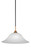Toltec Lighting - 3401-MBBR-5881 - One Light Pendant - Paramount - Matte Black & Brass