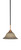 Toltec Lighting - 3401-MBBR-603 - One Light Mini Pendant - Paramount - Matte Black & Brass