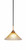 Toltec Lighting - 3401-MBBR-700 - One Light Pendant - Paramount - Matte Black & Brass