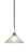 Toltec Lighting - 3401-MBBR-701 - One Light Pendant - Paramount - Matte Black & Brass