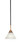 Toltec Lighting - 3401-MBBR-7145 - One Light Mini Pendant - Paramount - Matte Black & Brass