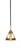 Toltec Lighting - 3401-MBBR-9345 - One Light Mini Pendant - Paramount - Matte Black & Brass