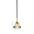 Paramount One Light Mini Pendant (3401-MBBR-9405)
