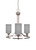 Toltec Lighting - 3403-BN-4062 - Three Light Chandelier - Paramount - Brushed Nickel