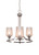 Toltec Lighting - 3403-BN-4253 - Three Light Chandelier - Paramount - Brushed Nickel