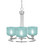 Toltec Lighting - 3403-BN-4615 - Three Light Chandelier - Paramount - Brushed Nickel
