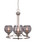 Toltec Lighting - 3403-BN-5112 - Three Light Chandelier - Paramount - Brushed Nickel