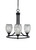 Toltec Lighting - 3403-MB-4165 - Three Light Chandelier - Paramount - Matte Black