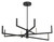 George Kovacs - P1478-66A-L - LED Chandelier - Articular - Coal Black