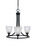 Toltec Lighting - 3403-MB-500 - Three Light Chandelier - Paramount - Matte Black