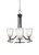 Toltec Lighting - 3403-MBBN-460 - Three Light Chandelier - Paramount - Matte Black & Brushed Nickel