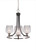 Toltec Lighting - 3403-MBBN-4812 - Three Light Chandelier - Paramount - Matte Black & Brushed Nickel