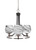Toltec Lighting - 3403-MBBN-4819 - Three Light Chandelier - Paramount - Matte Black & Brushed Nickel