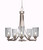 Toltec Lighting - 3405-BN-3002 - Five Light Chandelier - Paramount - Brushed Nickel