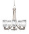 Toltec Lighting - 3405-BN-3009 - Five Light Chandelier - Paramount - Brushed Nickel