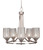 Toltec Lighting - 3405-BN-4253 - Five Light Chandelier - Paramount - Brushed Nickel