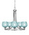 Toltec Lighting - 3405-BN-4605 - Five Light Chandelier - Paramount - Brushed Nickel