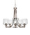 Toltec Lighting - 3405-BN-4810 - Five Light Chandelier - Paramount - Brushed Nickel