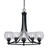 Toltec Lighting - 3405-MB-4102 - Five Light Chandelier - Paramount - Matte Black