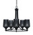 Toltec Lighting - 3405-MB-4252 - Five Light Chandelier - Paramount - Matte Black