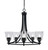 Toltec Lighting - 3405-MB-461 - Five Light Chandelier - Paramount - Matte Black