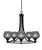 Toltec Lighting - 3405-MB-4622 - Five Light Chandelier - Paramount - Matte Black