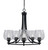 Toltec Lighting - 3405-MB-4812 - Five Light Chandelier - Paramount - Matte Black