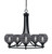 Toltec Lighting - 3405-MB-5112 - Five Light Chandelier - Paramount - Matte Black
