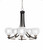 Toltec Lighting - 3405-MBBN-4101 - Five Light Chandelier - Paramount - Matte Black & Brushed Nickel