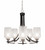 Toltec Lighting - 3405-MBBN-4250 - Five Light Chandelier - Paramount - Matte Black & Brushed Nickel